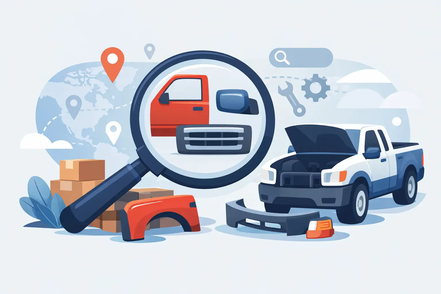 How to Find Discontinued Truck Body Parts