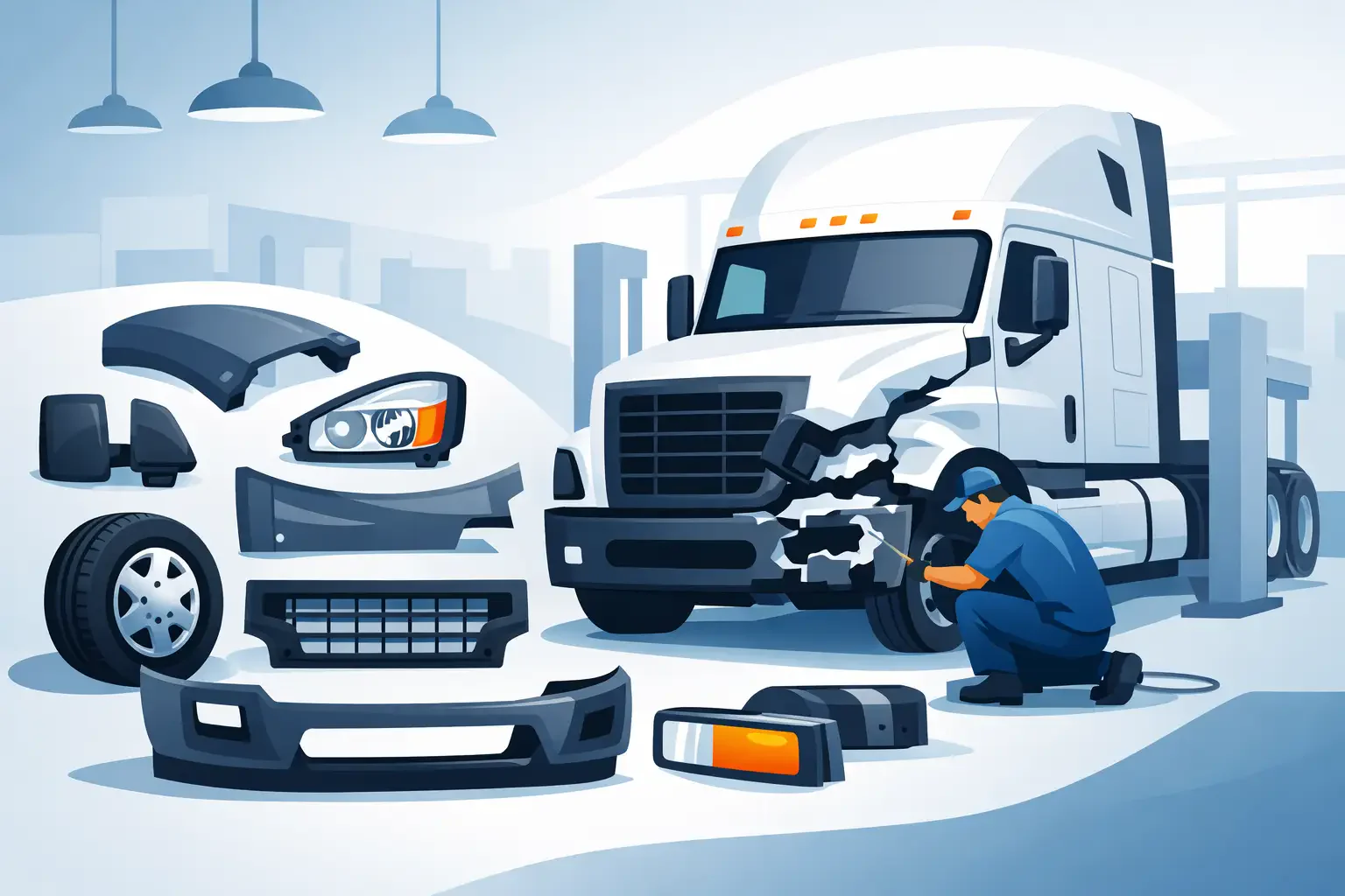 Fleet Truck Collision Repair Parts That Fit
