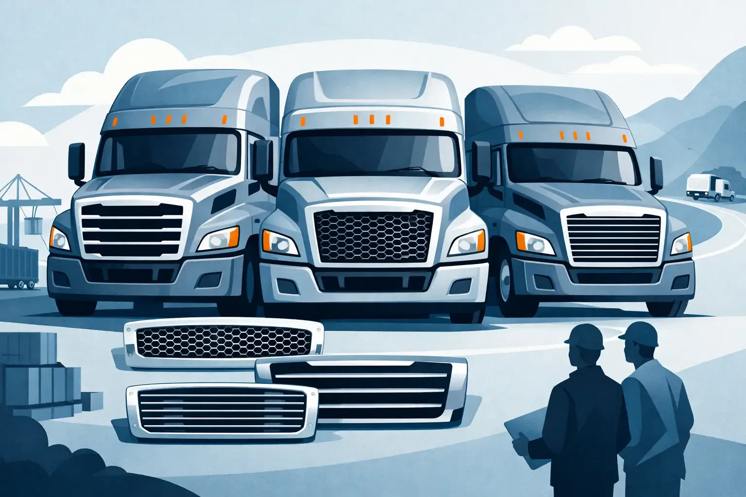 Freightliner Grille Options That Fit the Truck